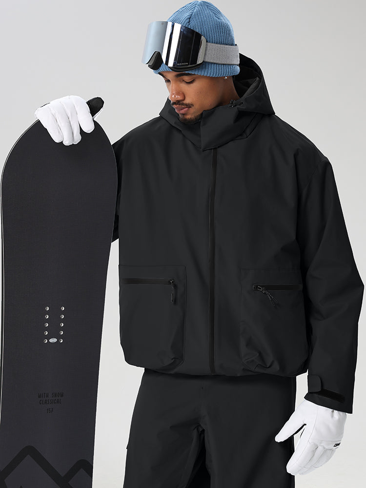 Men's Relaxed Snow Jacket with Inner Snow Skirt