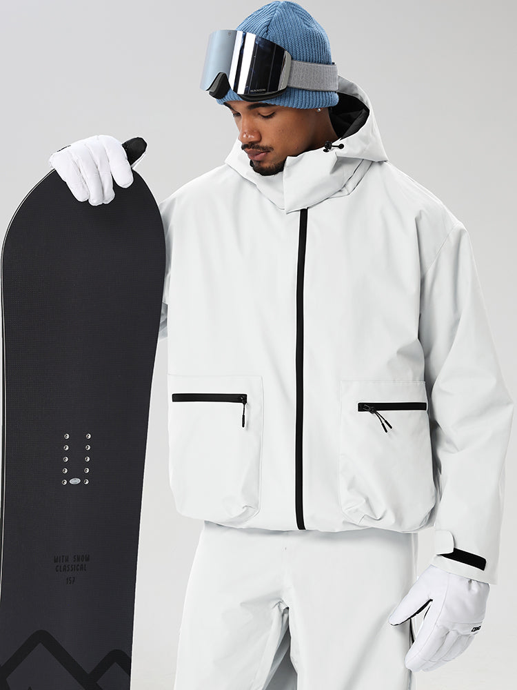 Men's Relaxed Snow Jacket with Inner Snow Skirt