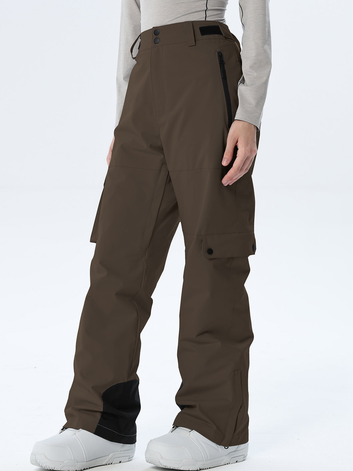 Women's Relaxed Utility Snow Pants with Cargo Storage