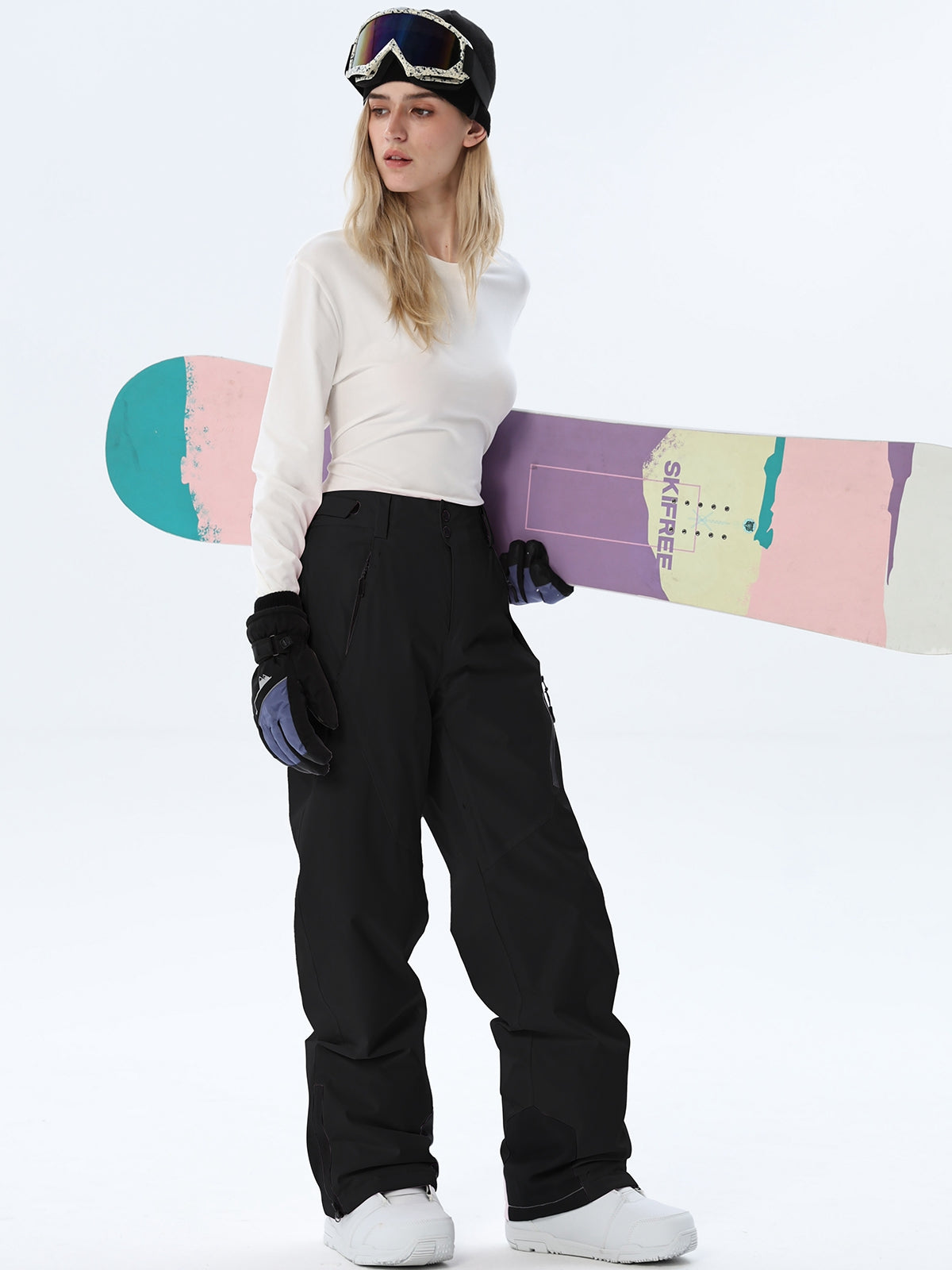 Women's Zip-Pocket Winter Ski Trousers