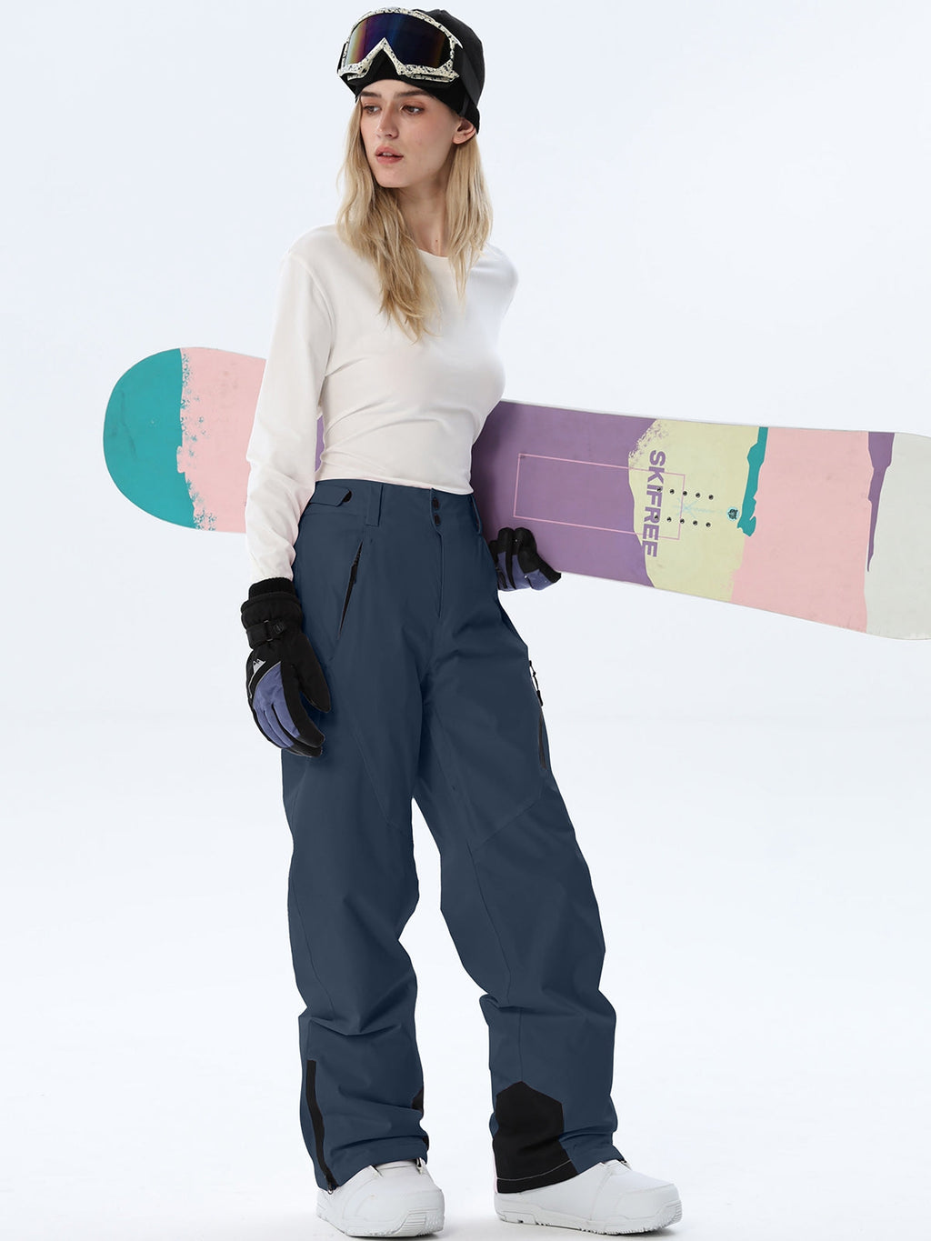 Women's Zip-Pocket Winter Ski Trousers