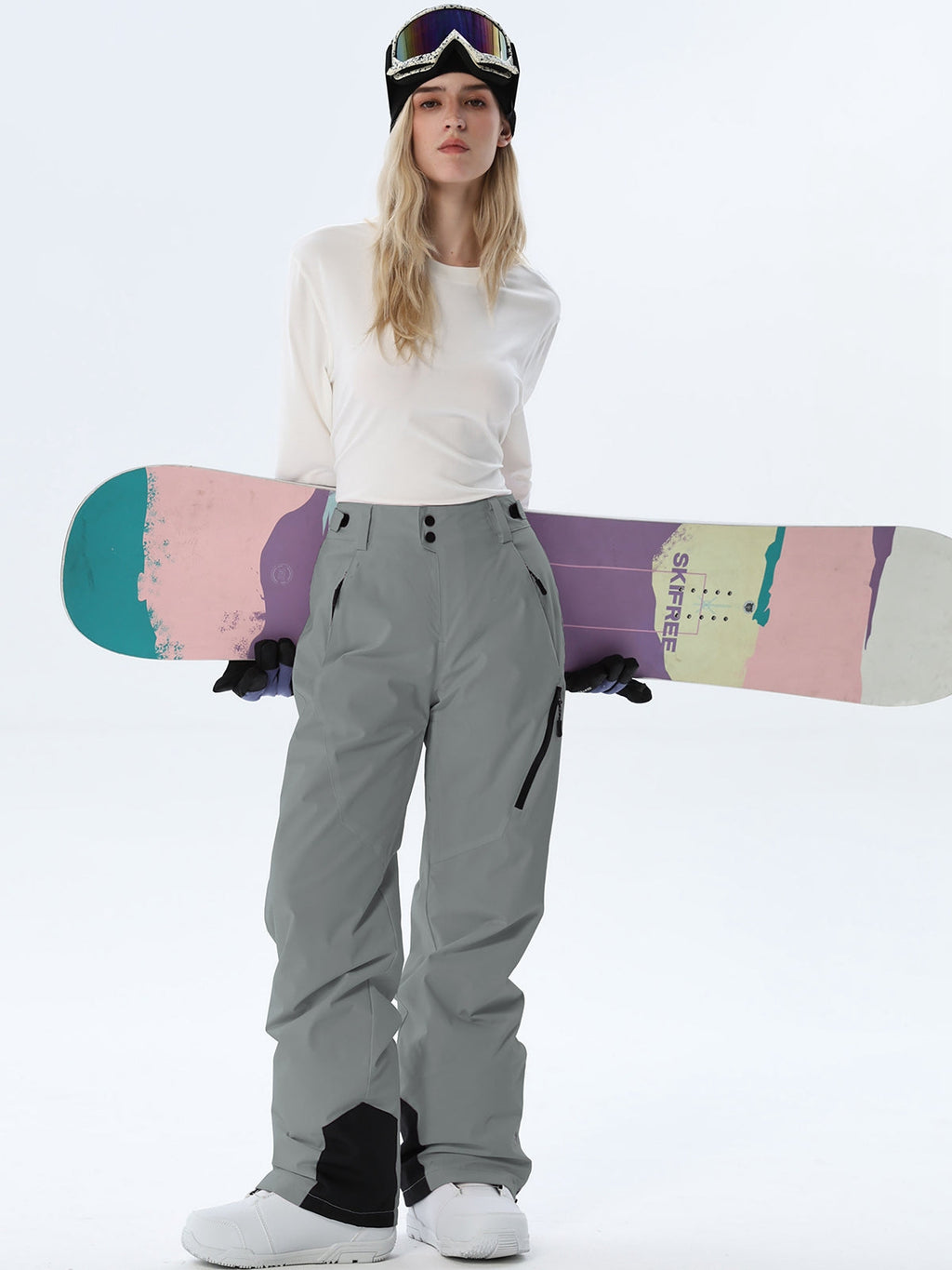 Women's Zip-Pocket Winter Ski Trousers