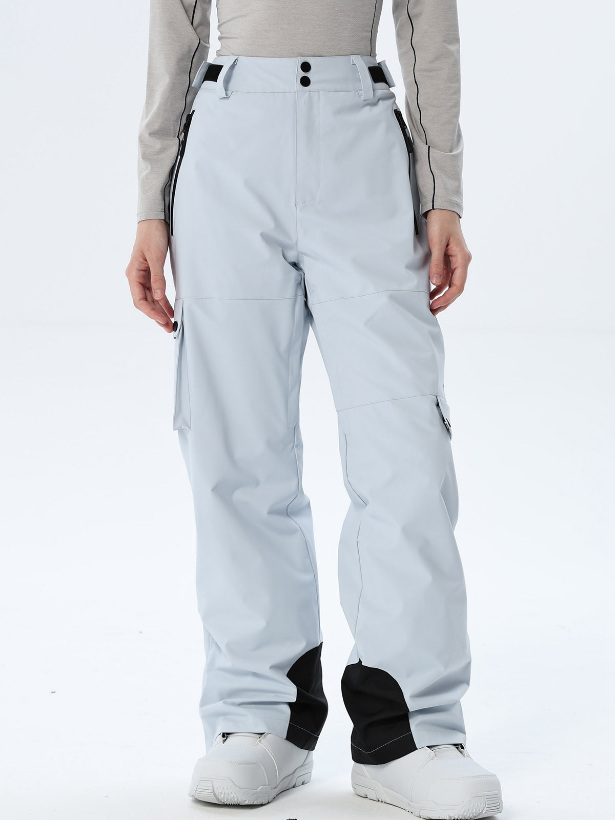 Women's Relaxed Utility Snow Pants with Cargo Storage