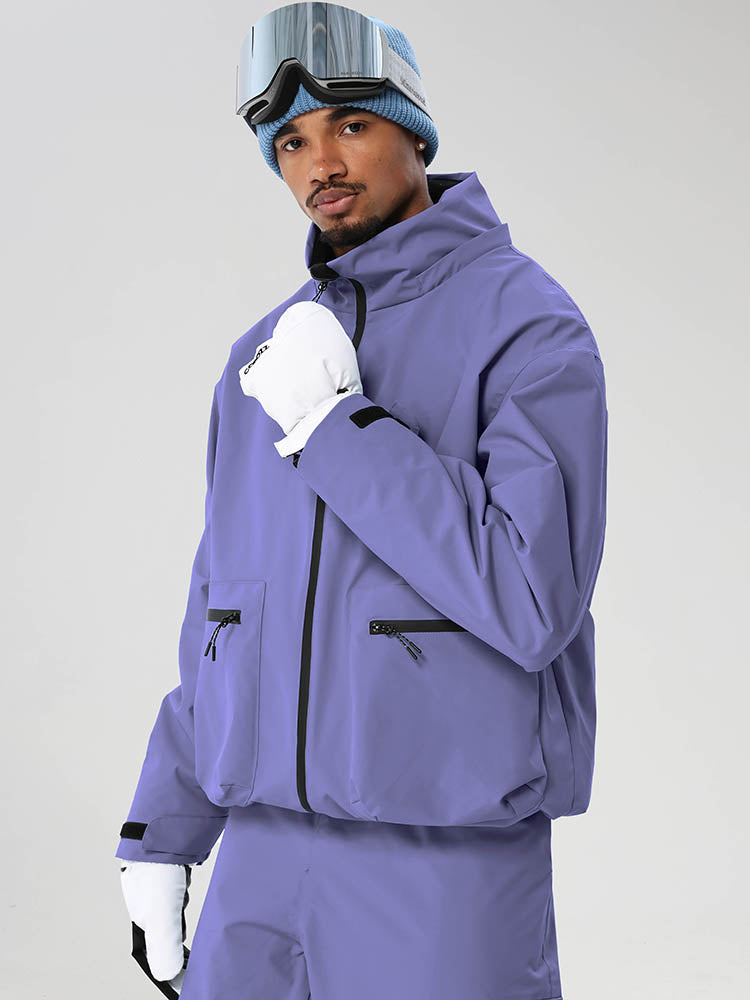 Men's Relaxed Snow Jacket with Inner Snow Skirt