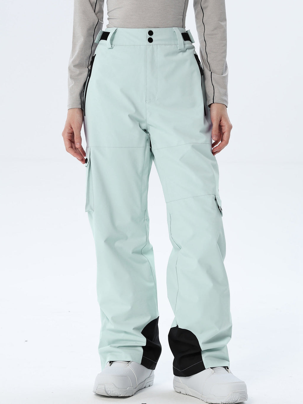 Women's Relaxed Utility Snow Pants with Cargo Storage