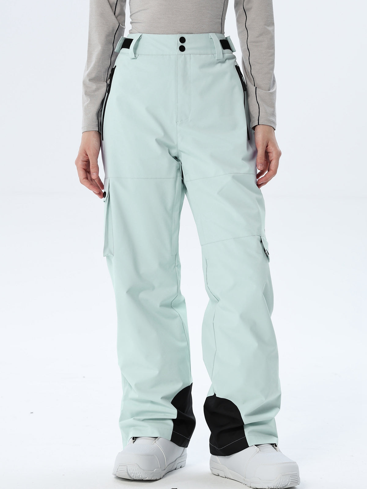 Women's Relaxed Utility Snow Pants with Cargo Storage