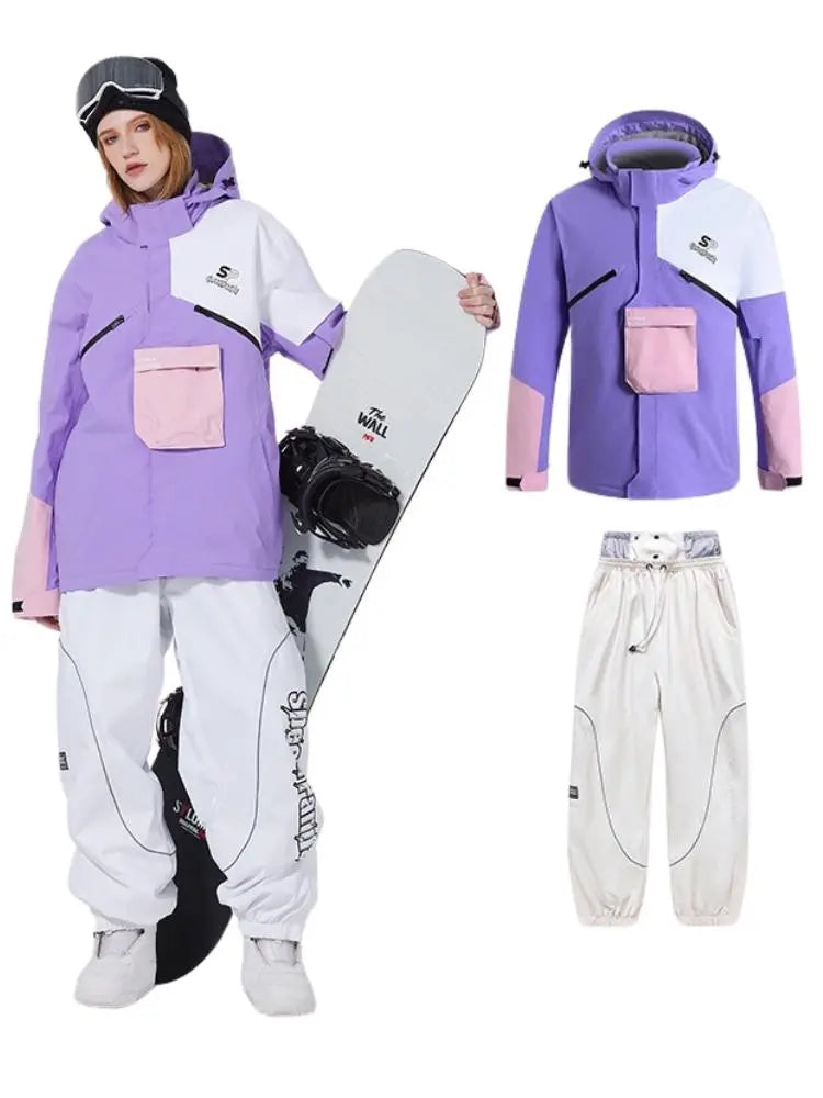 Women Winter Snow Suit Ski/Snowboard Jacket & Pants Outerwear