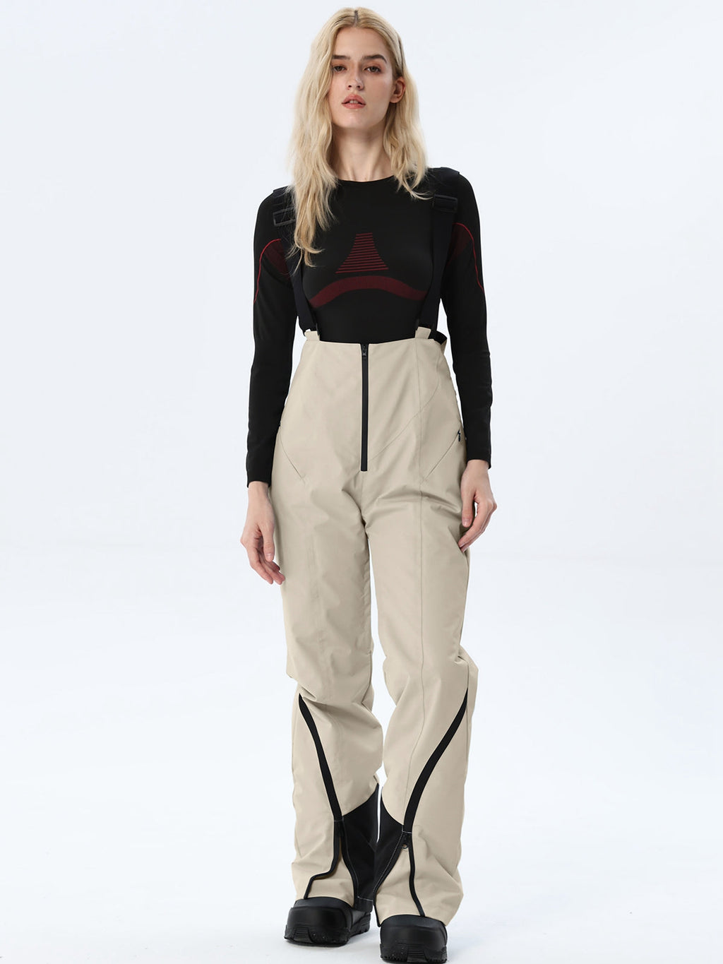Women's High-Rise Suspender Snow Overalls