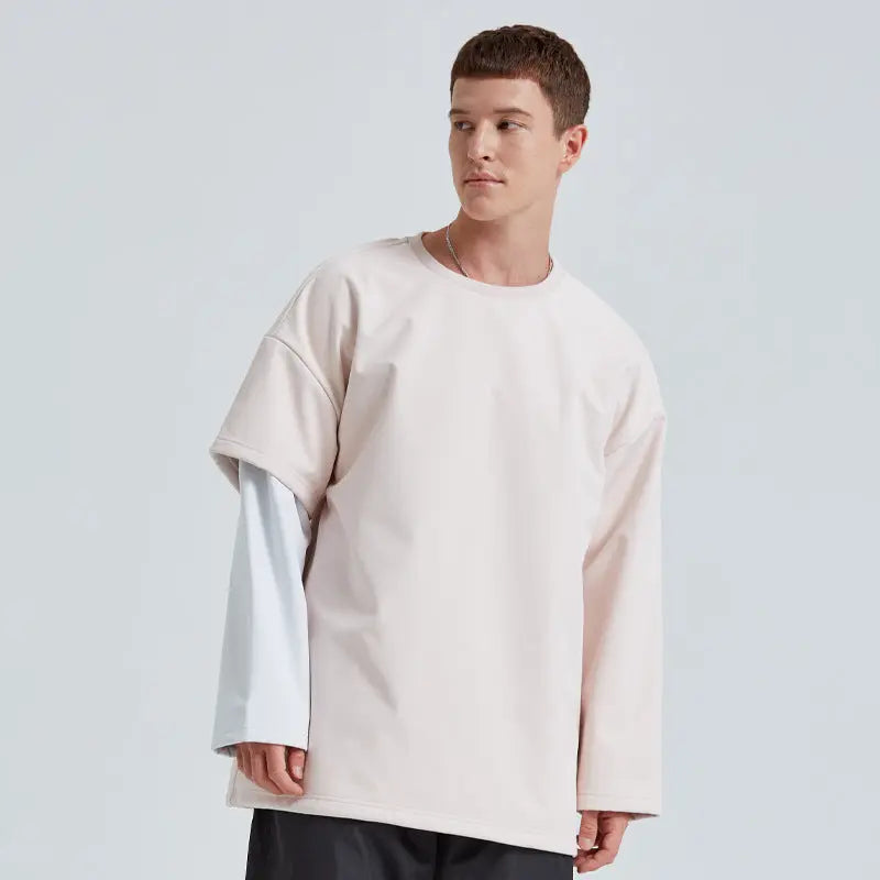 Affordable Couple Fake Two Snowboard & Ski Sweatshirts