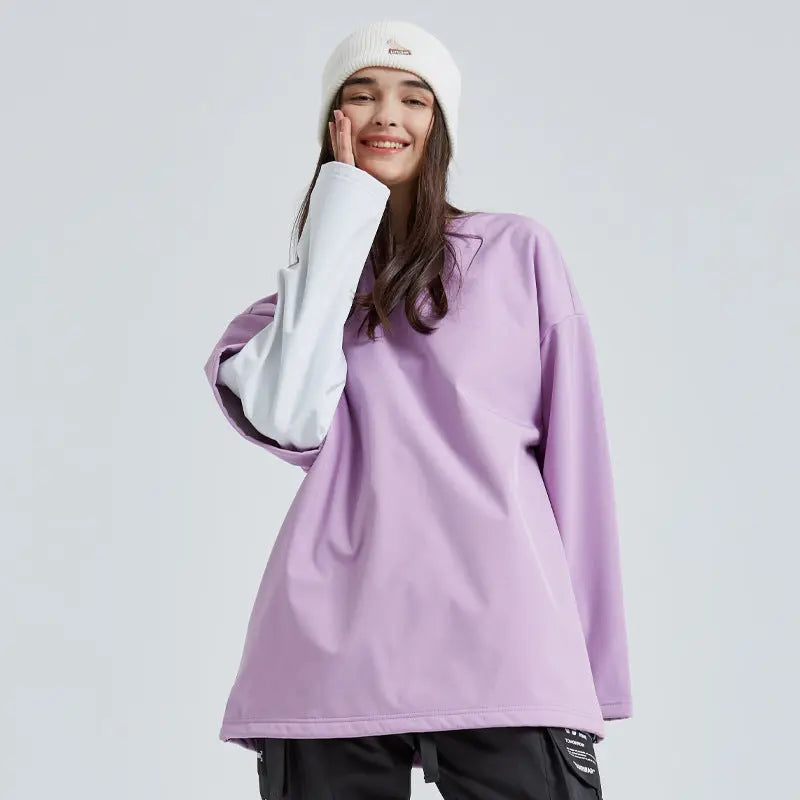 Affordable Couple Fake Two Snowboard & Ski Sweatshirts