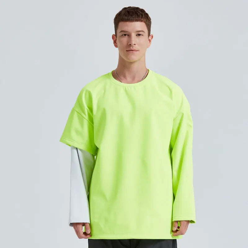 Affordable Couple Fake Two Snowboard & Ski Sweatshirts