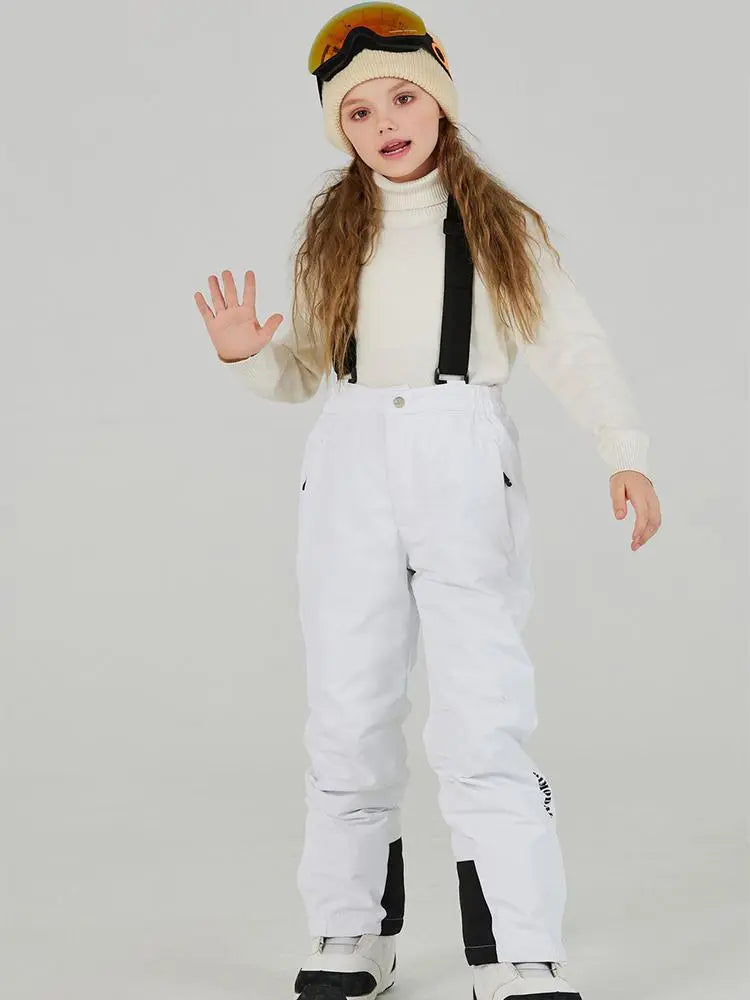 Boys Girls Loose Fit Ski Snowboarding Bibs