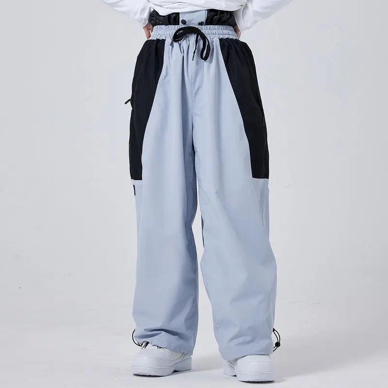 Baggy Ski Snow Pants High Waist Insulated Sportswear