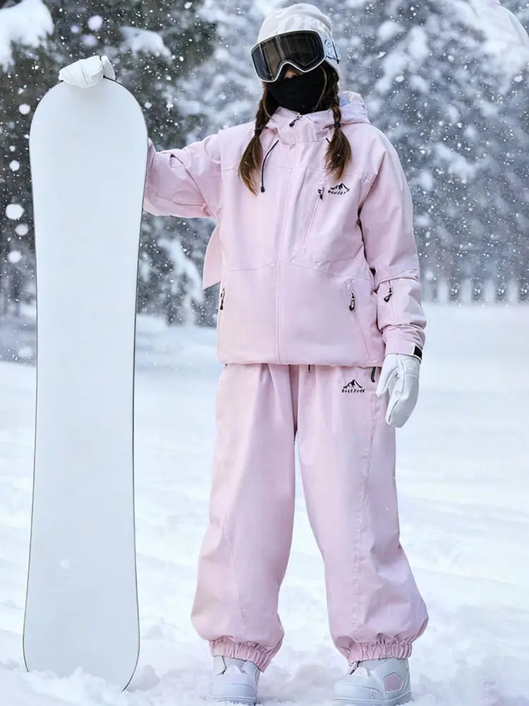 Best Snowsuits for Women 2 Pieces Snow Jacket & Ski Bibs Set