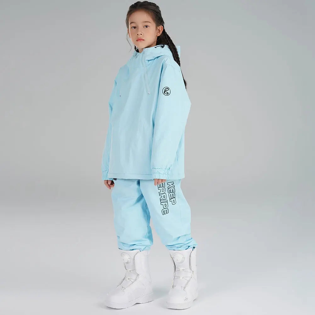 Cargo Insulated Girls & Boys Snowboard Jacket And Pants
