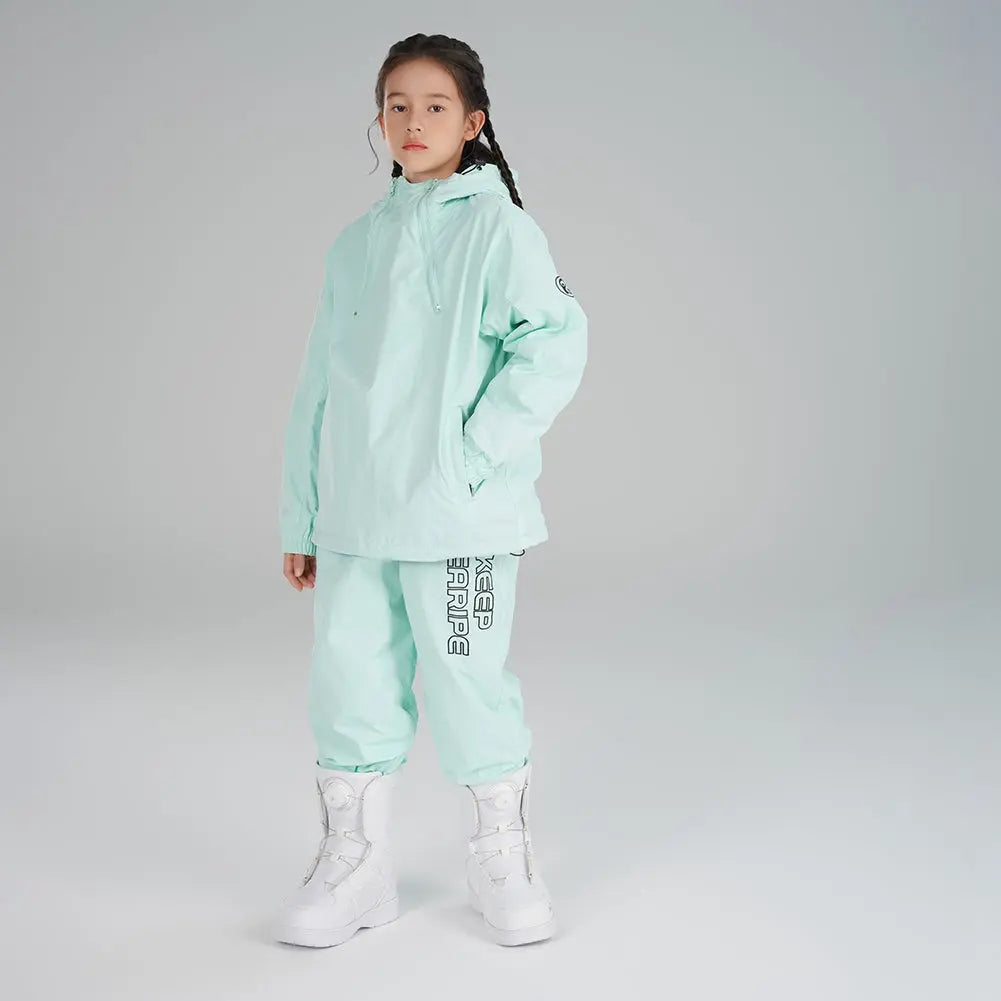 Cargo Insulated Girls & Boys Snowboard Jacket And Pants
