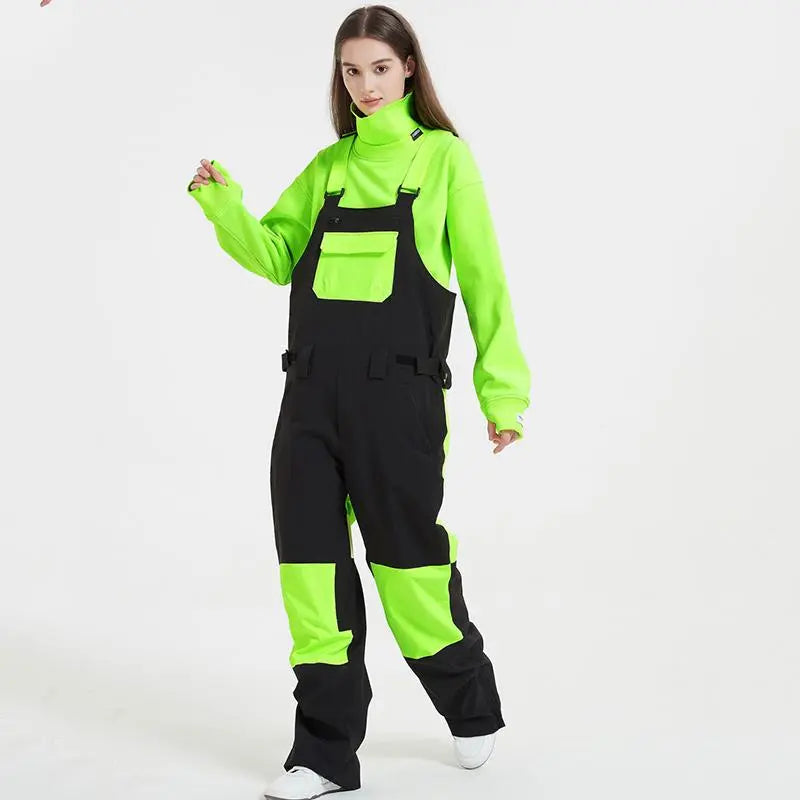 Chic Outdoor Ski & Snowboard Bibs Pants