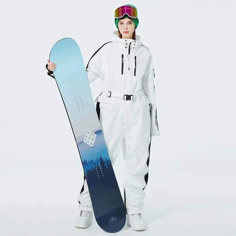Loose Fit Ski Snowboarding Jumpsuits One Piece Snow Suits