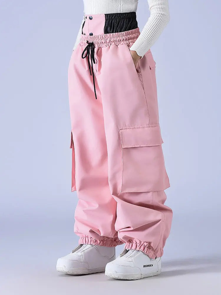 Couple Style Baggy Snow Pants Cargo Ski Pants