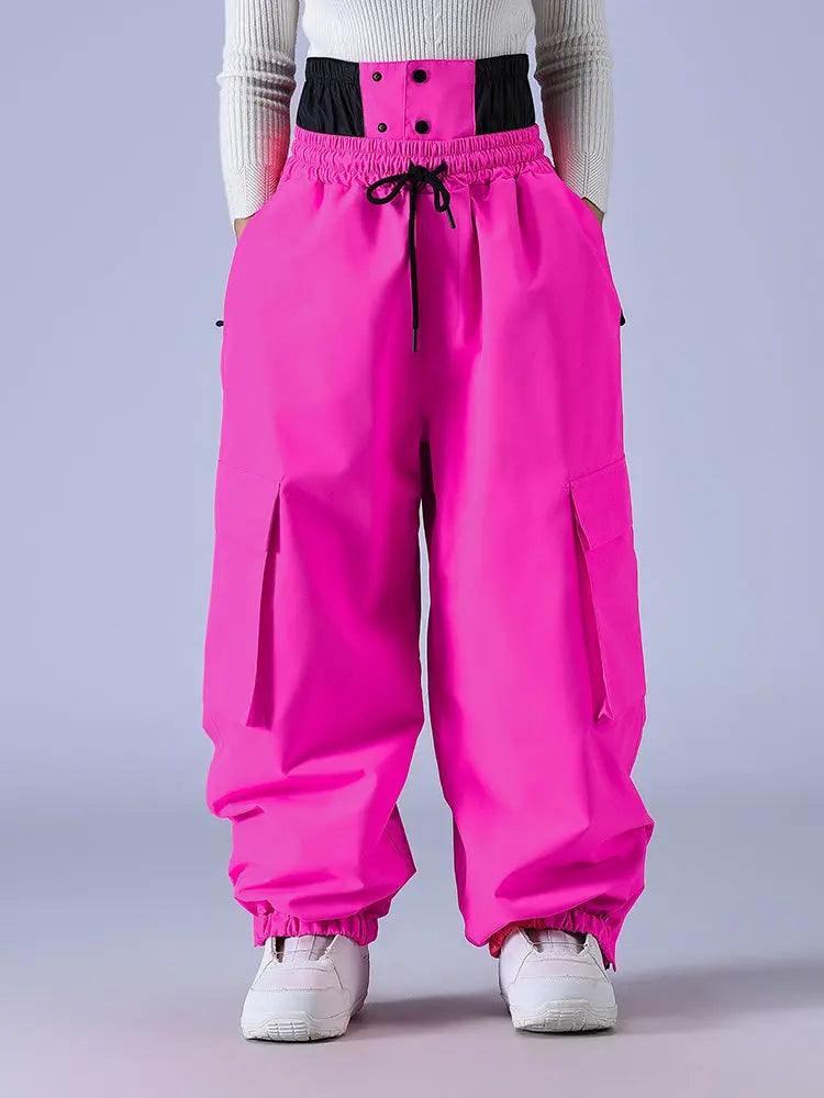 Couple Style Baggy Snow Pants Cargo Ski Pants
