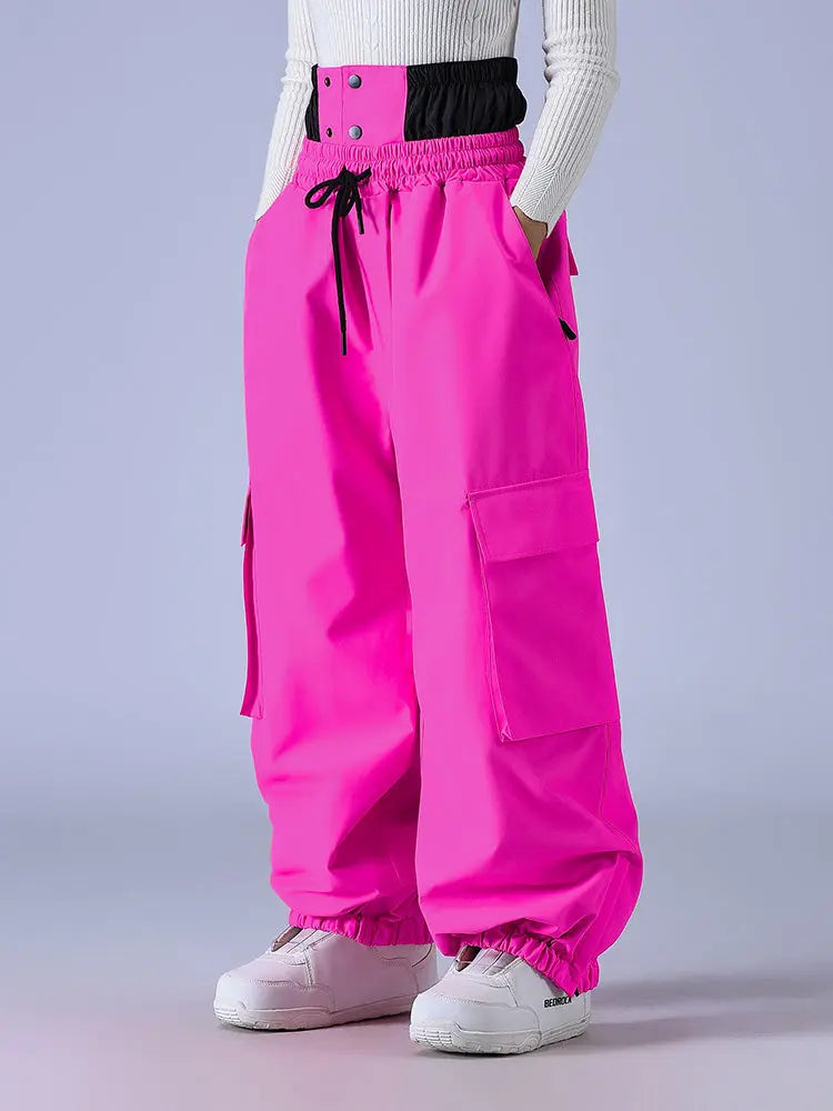 Couple Style Baggy Snow Pants Cargo Ski Pants