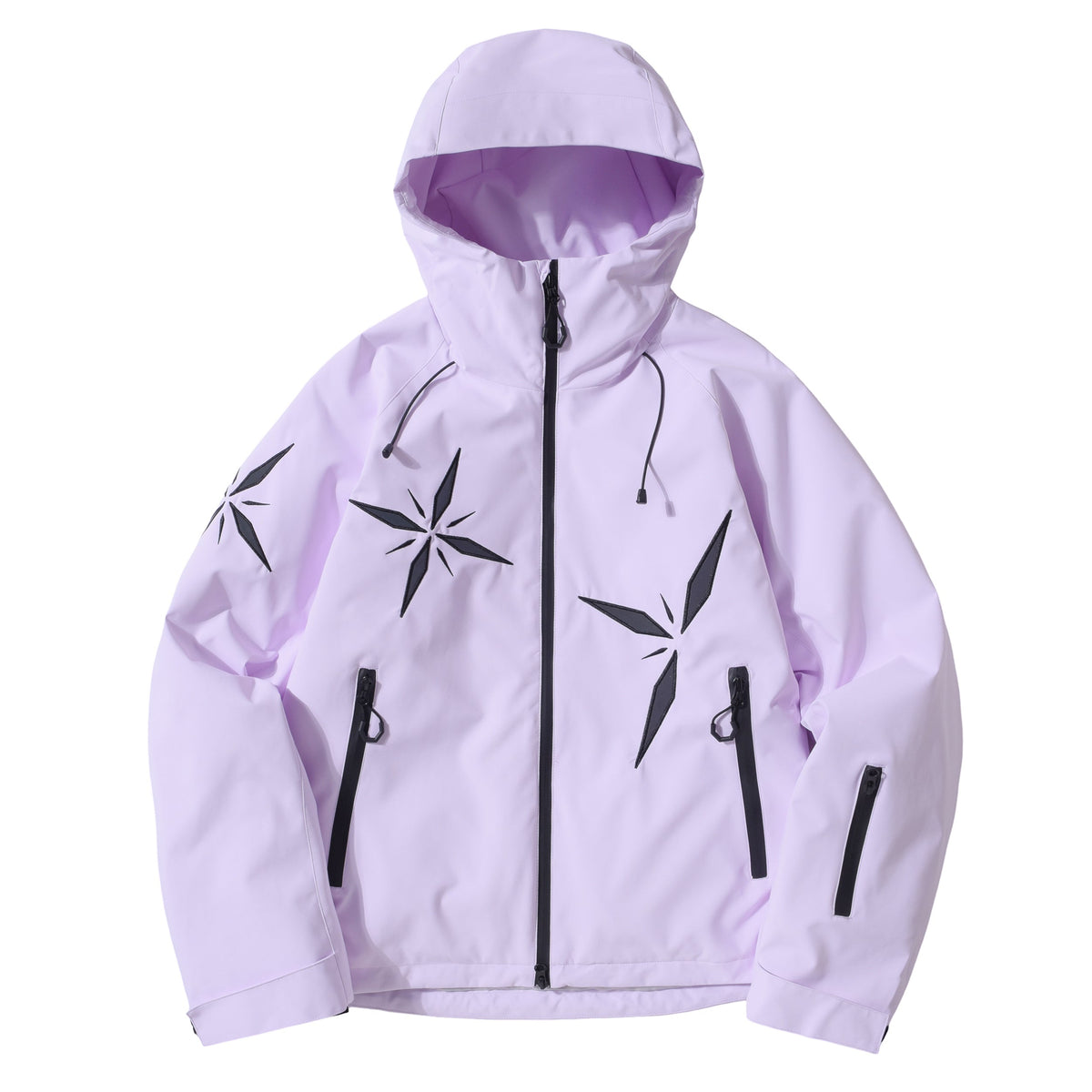 Women's Snowflake-Appliqué Winter Ski Jacket