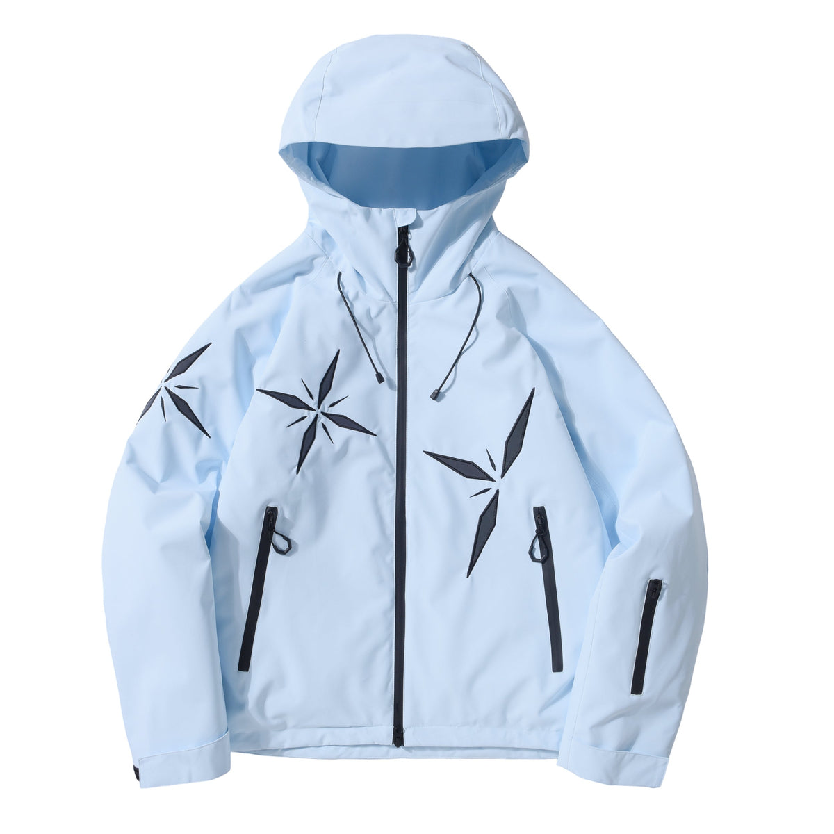 Women's Snowflake-Appliqué Winter Ski Jacket