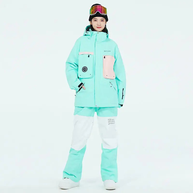 Female Outdoor Ski & Snowboard Jacket & Overalls