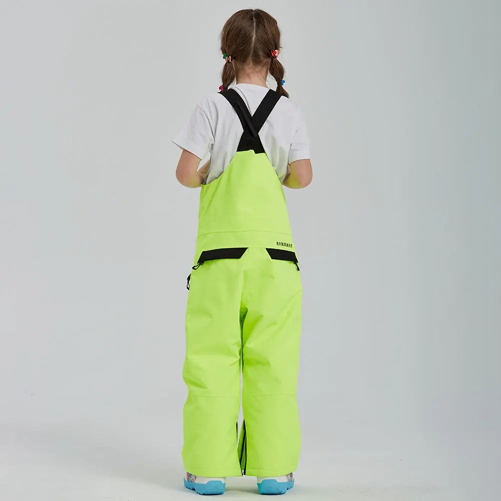 Girls One-piece Ski Bibs Pants Snow Jogger Jumpsuits
