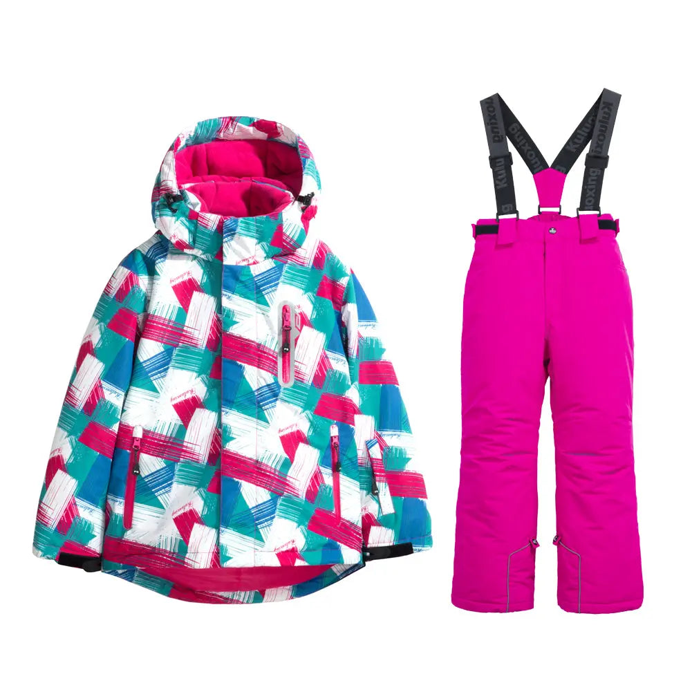 Girls and Boys Insulated Snow Jacket & Pants