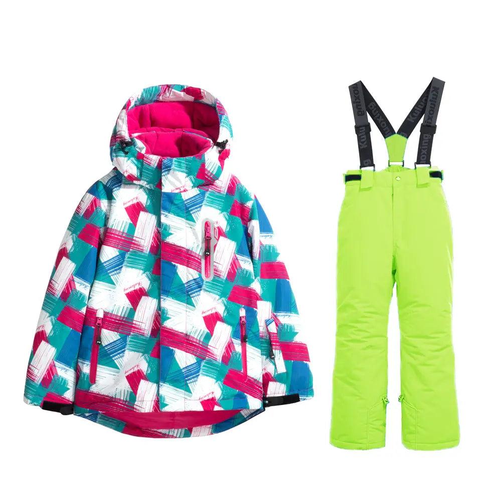 Girls and Boys Insulated Snow Jacket & Pants