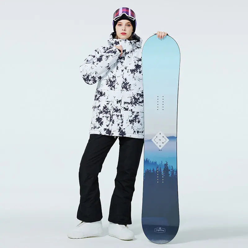 Couple Style Winter Ski Jacket and Pants Set