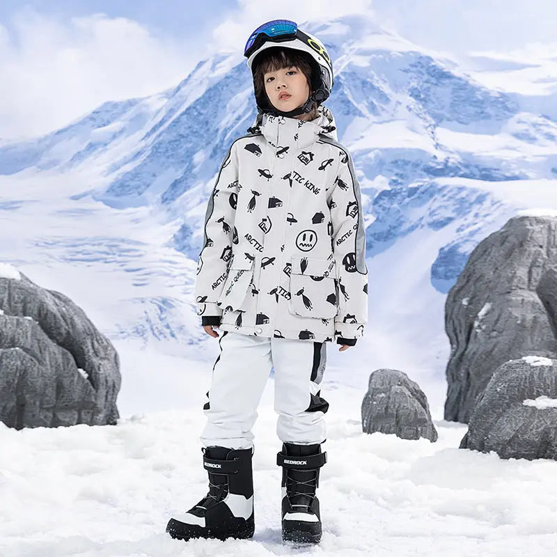 Kids Outdoor Ski Jacket & Pants Set