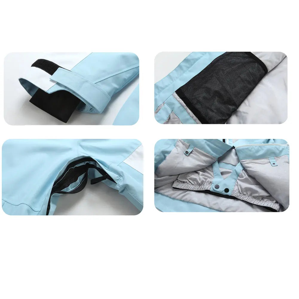 New Winter Outdoor Ski Snowboard Anorak Jacket Overtsized Snowsuits