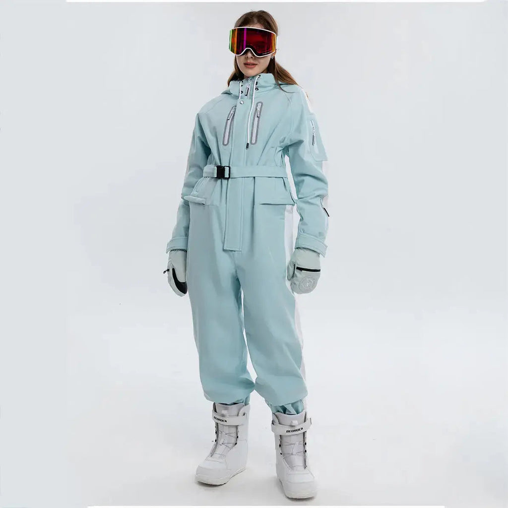 Loose Fit Ski Snowboarding Jumpsuits One Piece Snow Suits