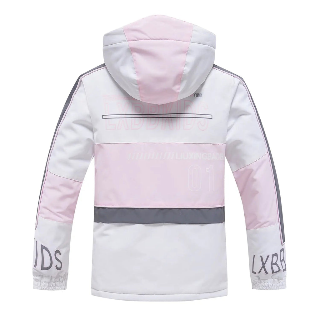 2024 Winter Kids Hooded Insulated Snow Jacket