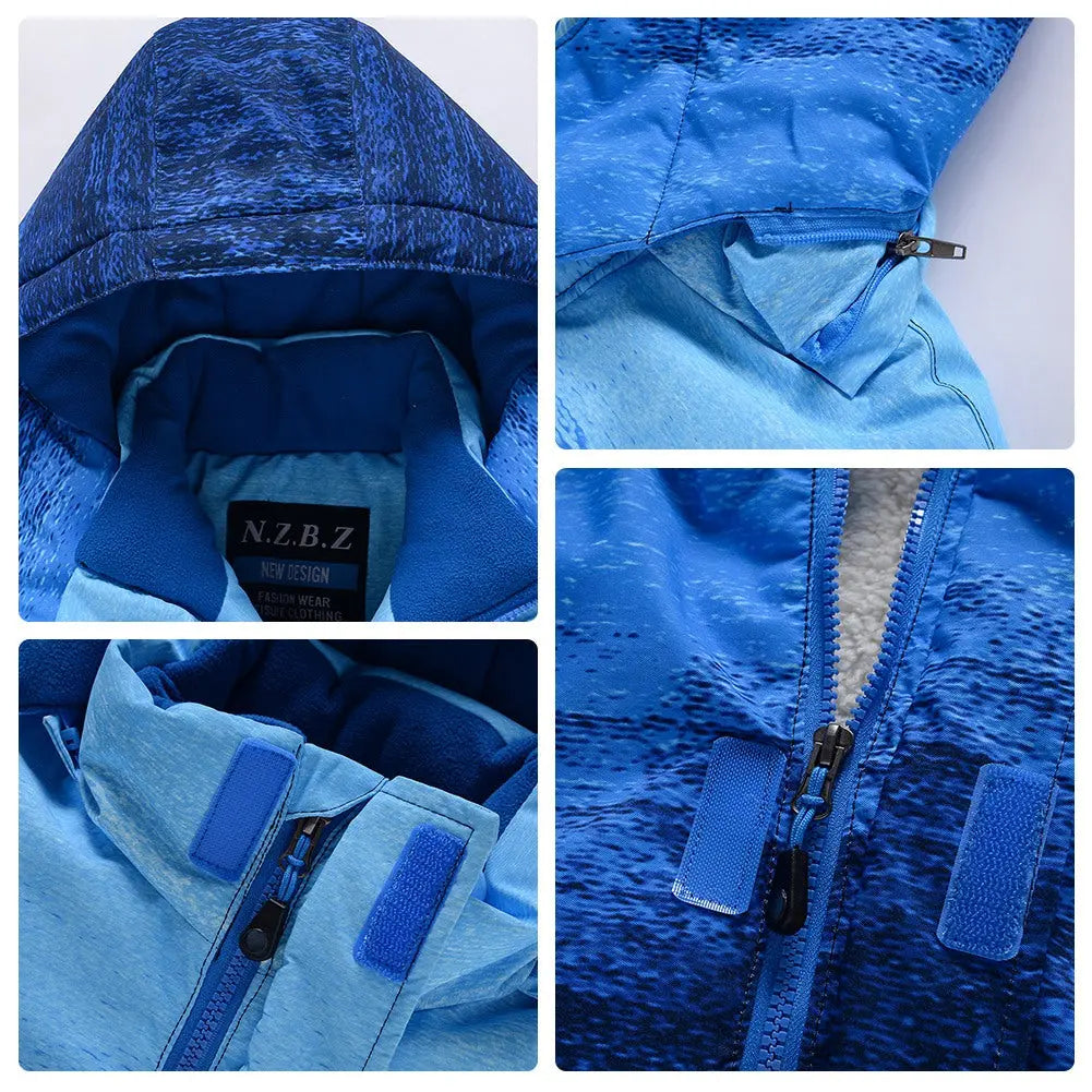 Hotian Kids Insulated Hooded Snow Jacket