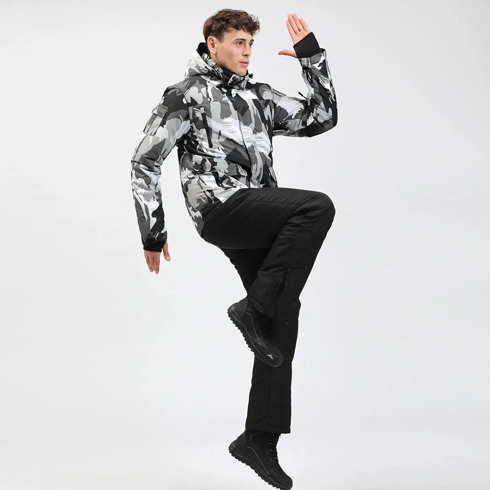 Hotian Men Insulated Skiing Shell Jacket