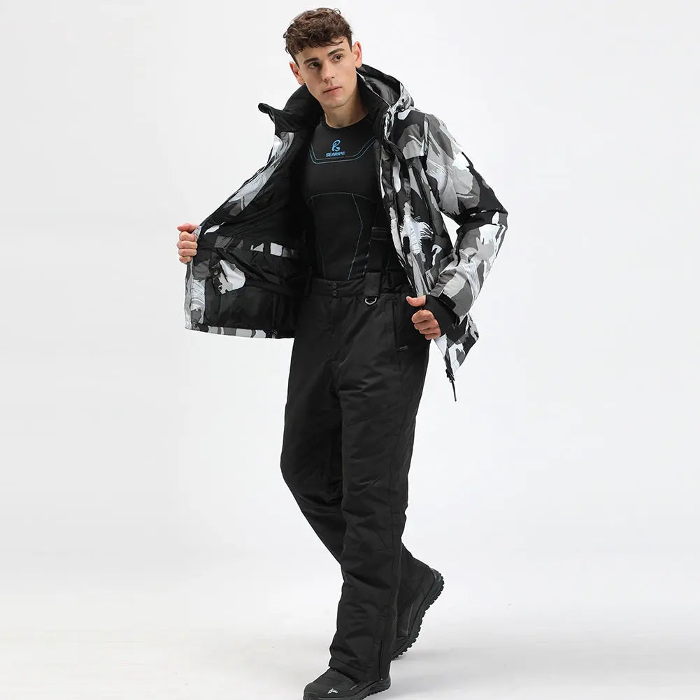 Hotian Men Insulated Skiing Shell Jacket