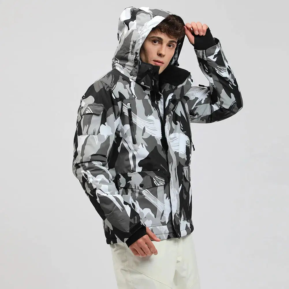 Hotian Men Insulated Skiing Shell Jacket