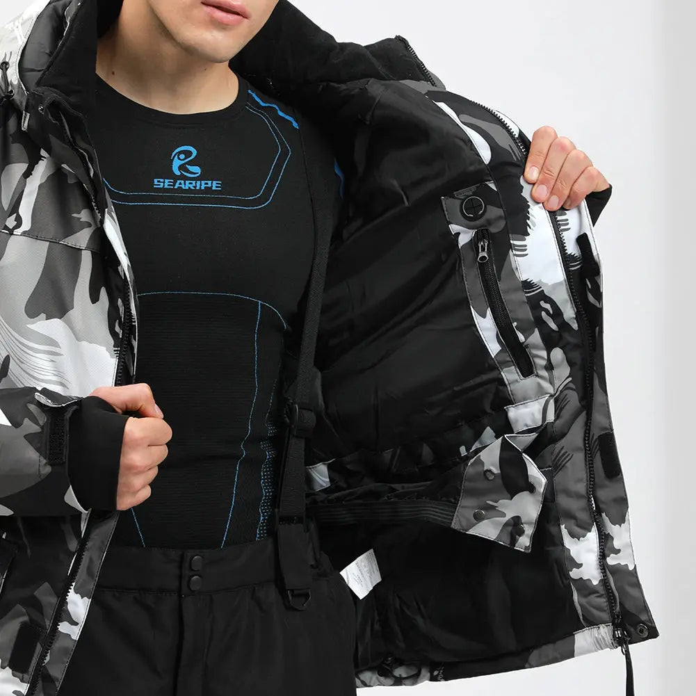 Hotian Men Insulated Skiing Shell Jacket