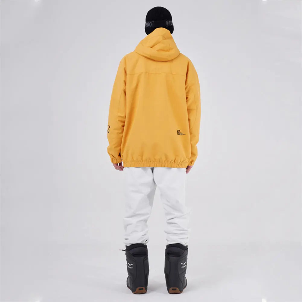 Hotian Men Ski Snowboard Insulated Anorak Hoodie