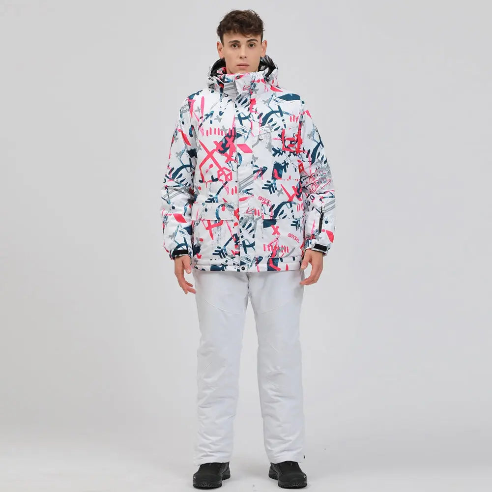 Hotian Men Skiing Shell Insulated Jacket