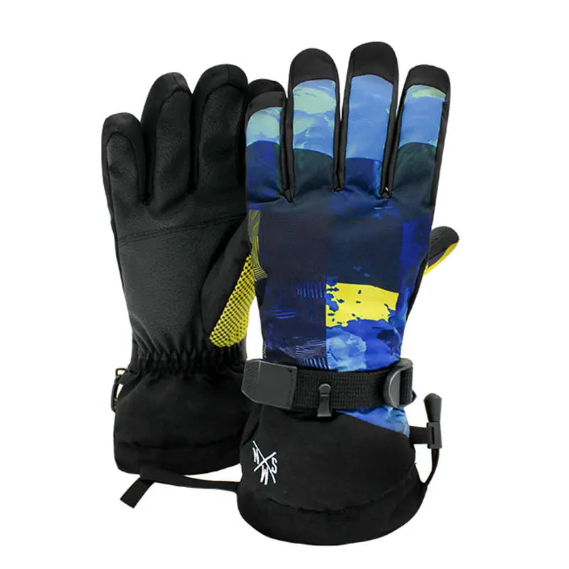 Hotian Unisex Ski Gloves with Touchscreen Waterproof