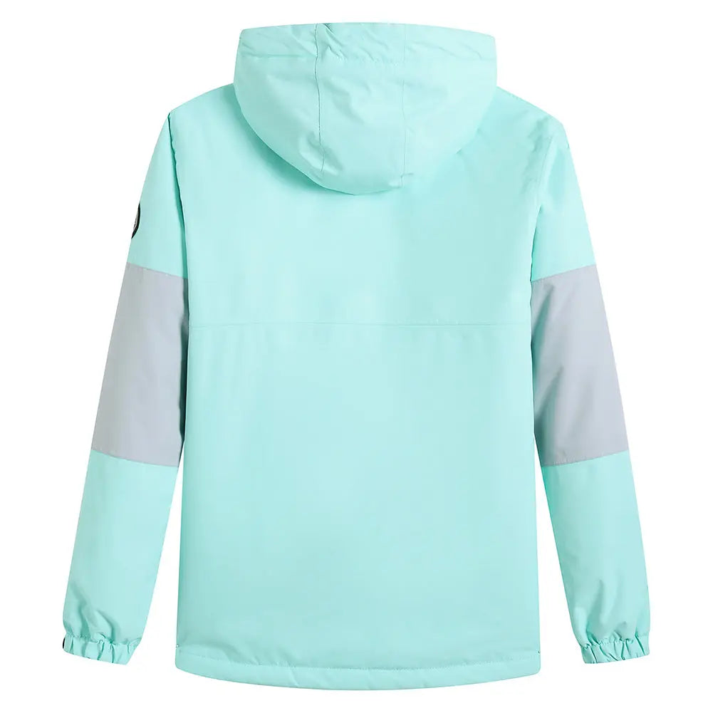 Unisex Hooded Anorak Skiing Snowboarding Insulated Jacket