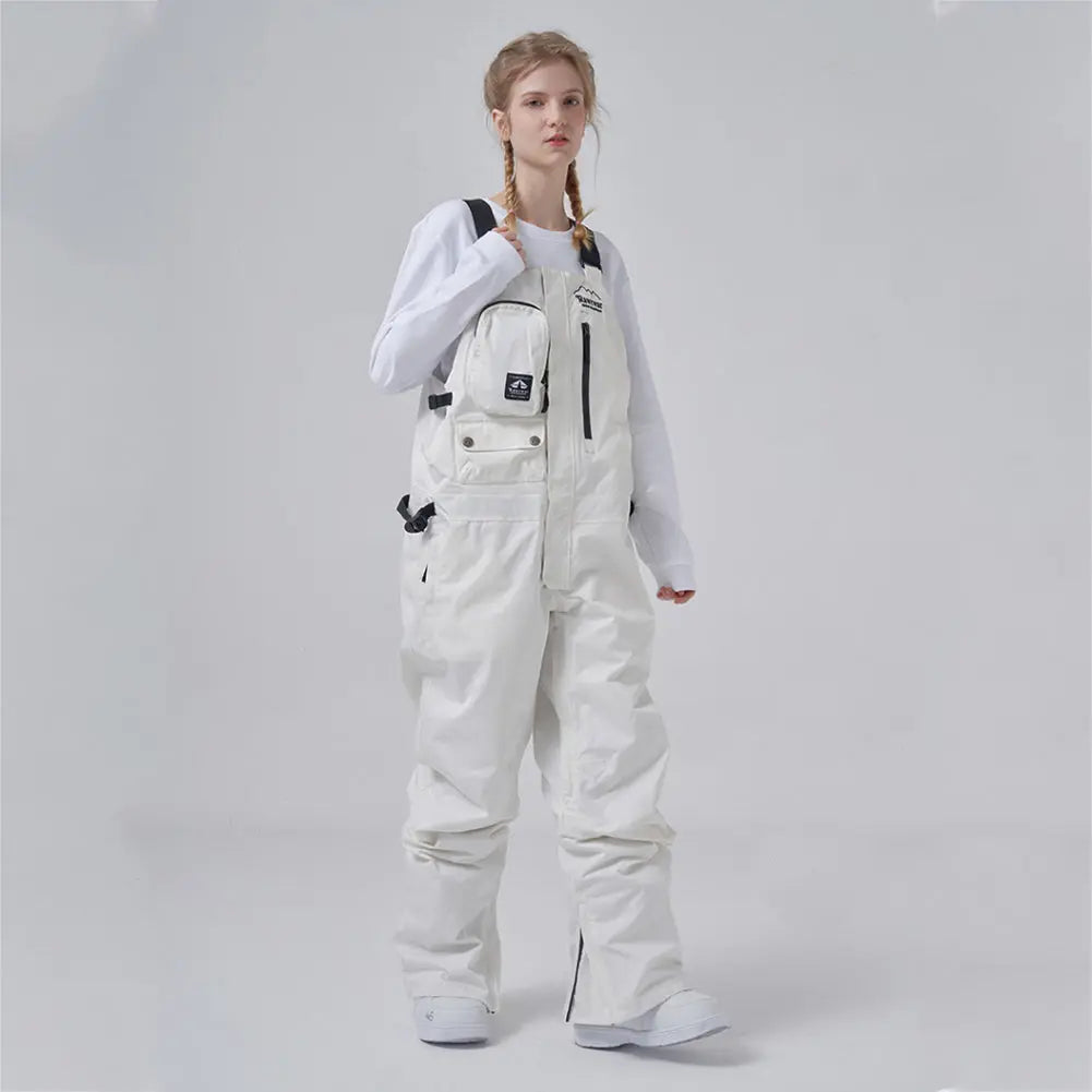Women Insulated Snow Snowboard Bibs Pants