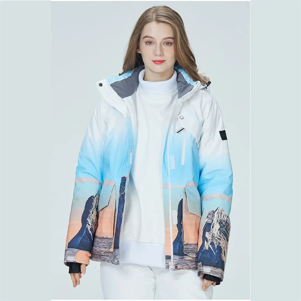 Plus Size Insulated Snow Snowboard Jacket
