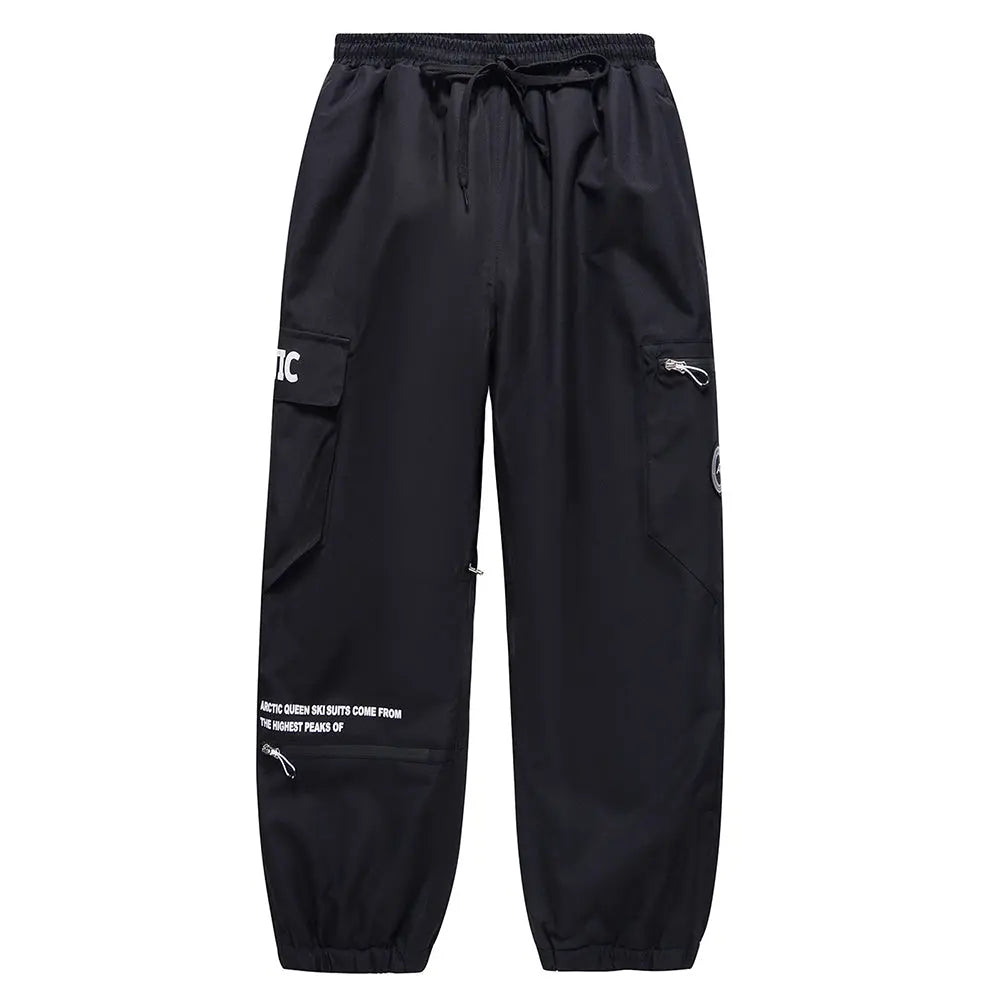 Hotian Women Skiing Snow Cargo Jogger Pants