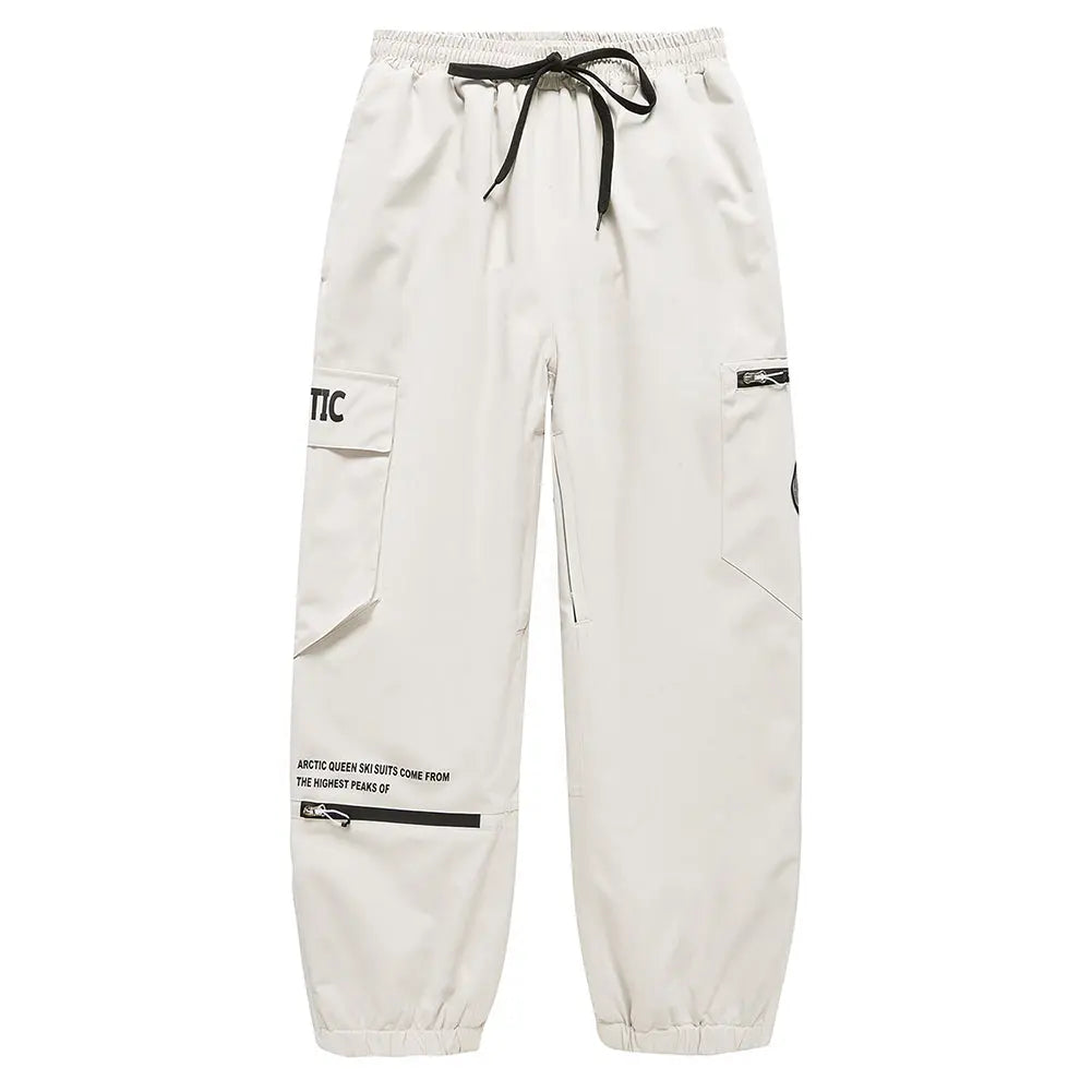 Hotian Women Skiing Snow Cargo Jogger Pants