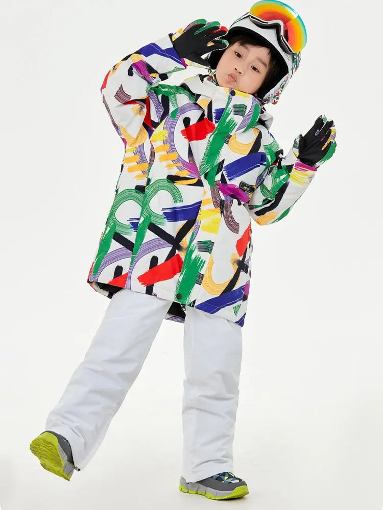 Kids Insulated Ski Jacket | 20K Waterproof Snow Coat